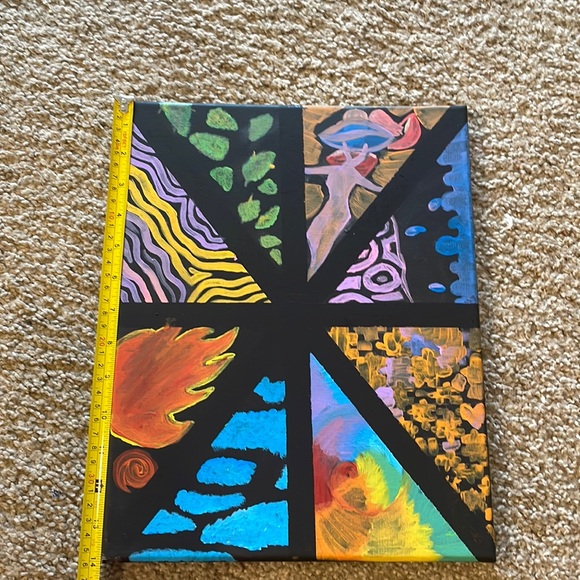 The world on a canvas